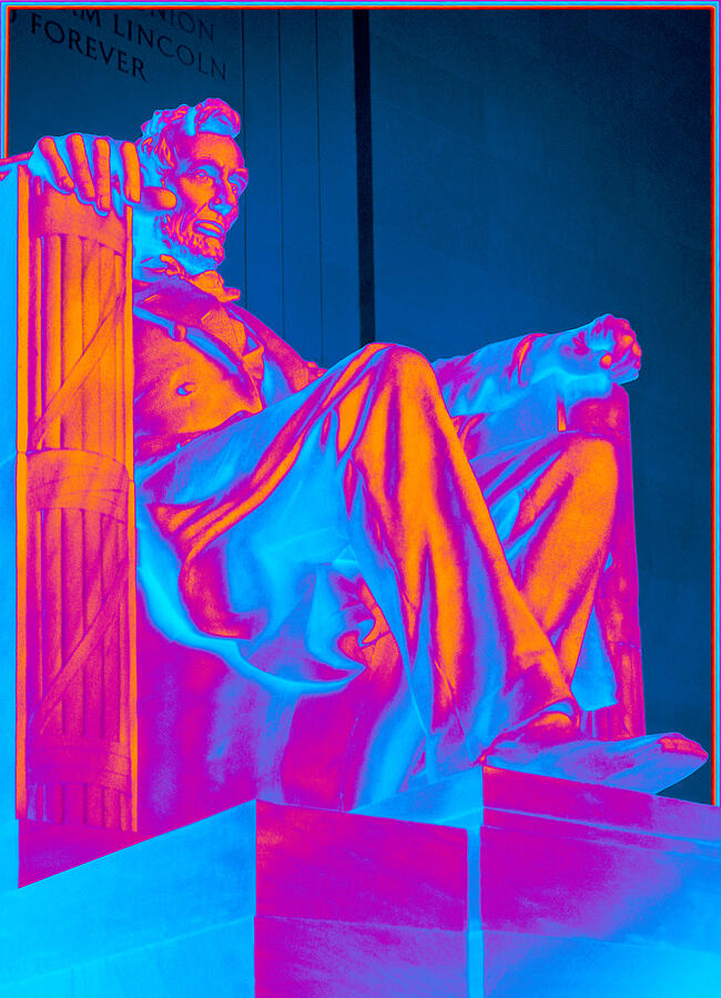 PopArt Lincoln Photograph by Mike McGlothlen