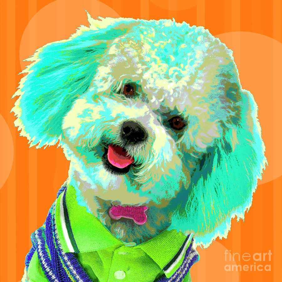 PopART Poodle Photograph by Renee Spade Photography