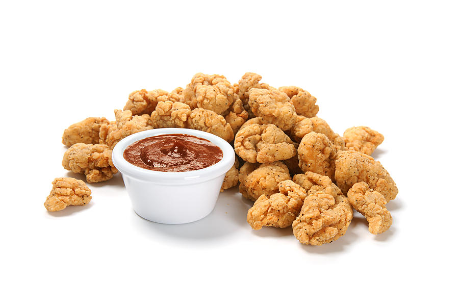 Popcorn Chicken with Barbecue Sauce Photograph by TheCrimsonMonkey