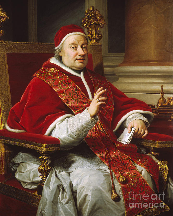 Pope Clement XIII - CXPCX Painting by Anton Raphael Mengs | Fine Art ...