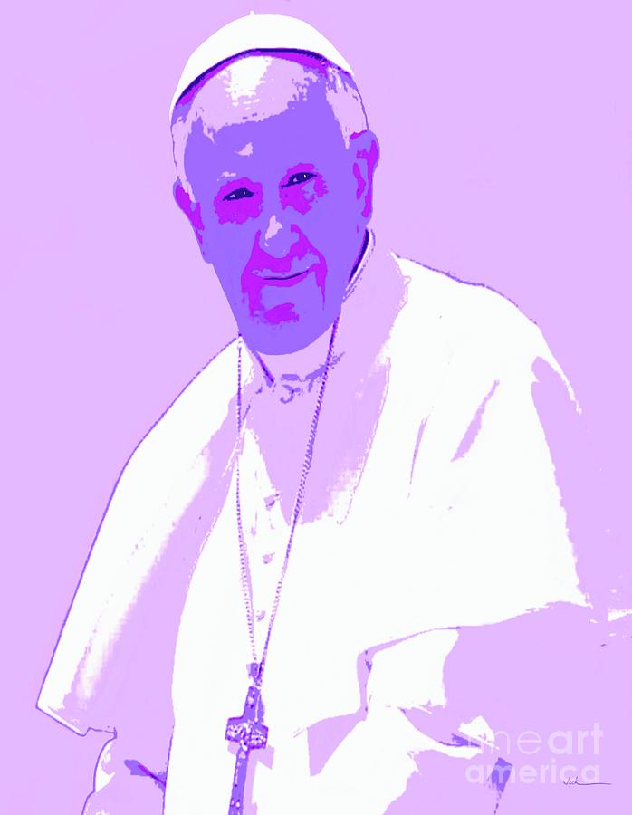 Pope Francis 2023 Painting By Jack Bunds - Fine Art America