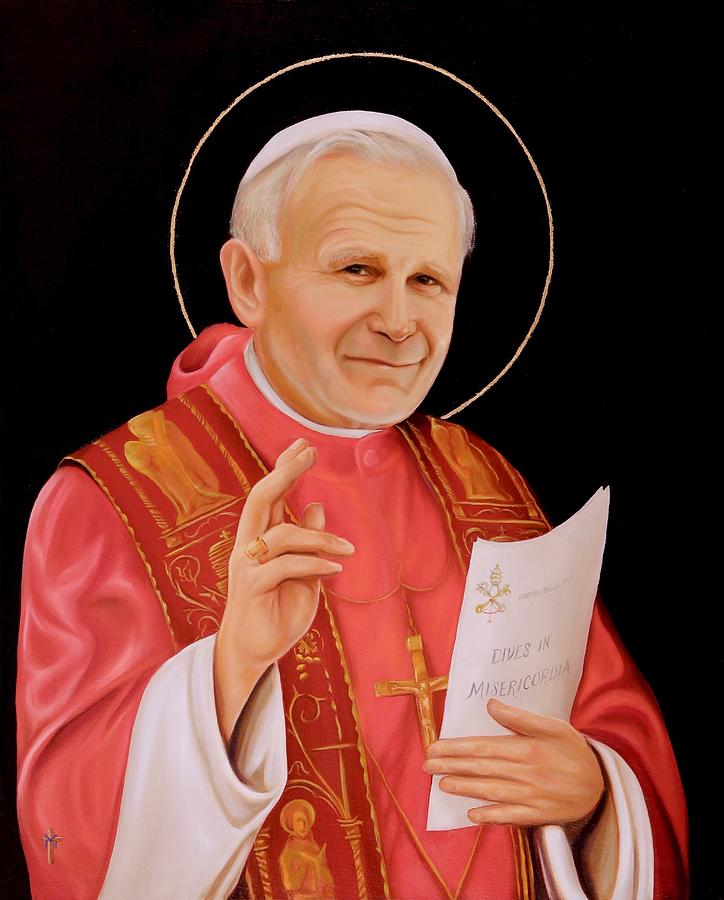 Pope Saint John Paul II Photograph by Michelle Mahnke