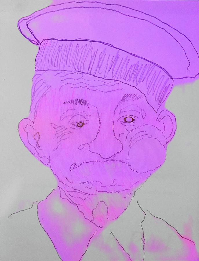 Popeye Image #5 Pastel by Phil Gioldasis