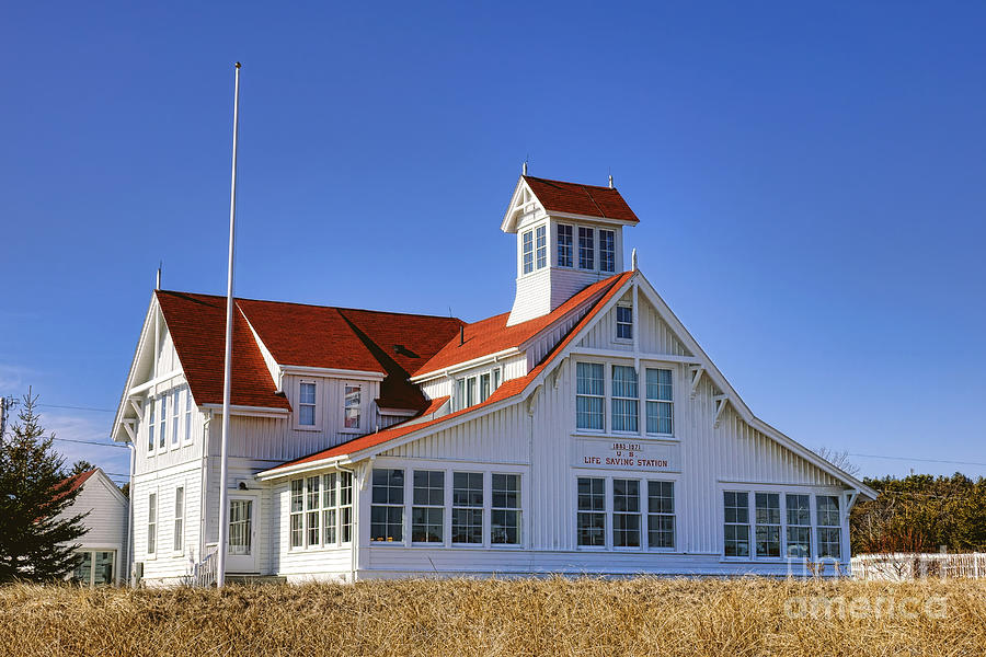 Popham Life Saving Station Photograph by Olivier Le Queinec