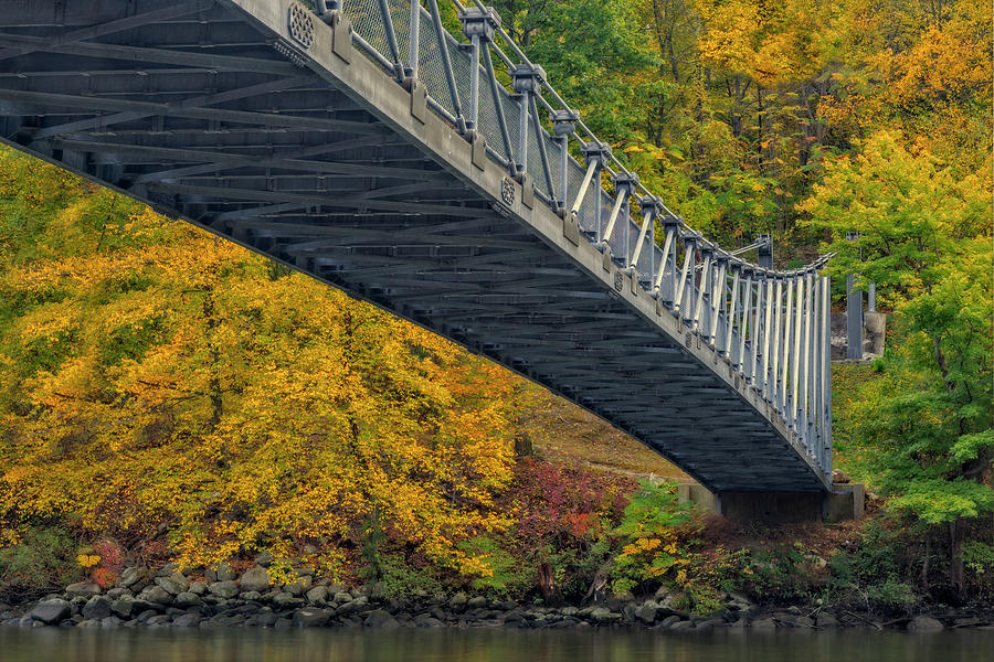 Popolopen Foot Bridge  Photograph by Susan Candelario