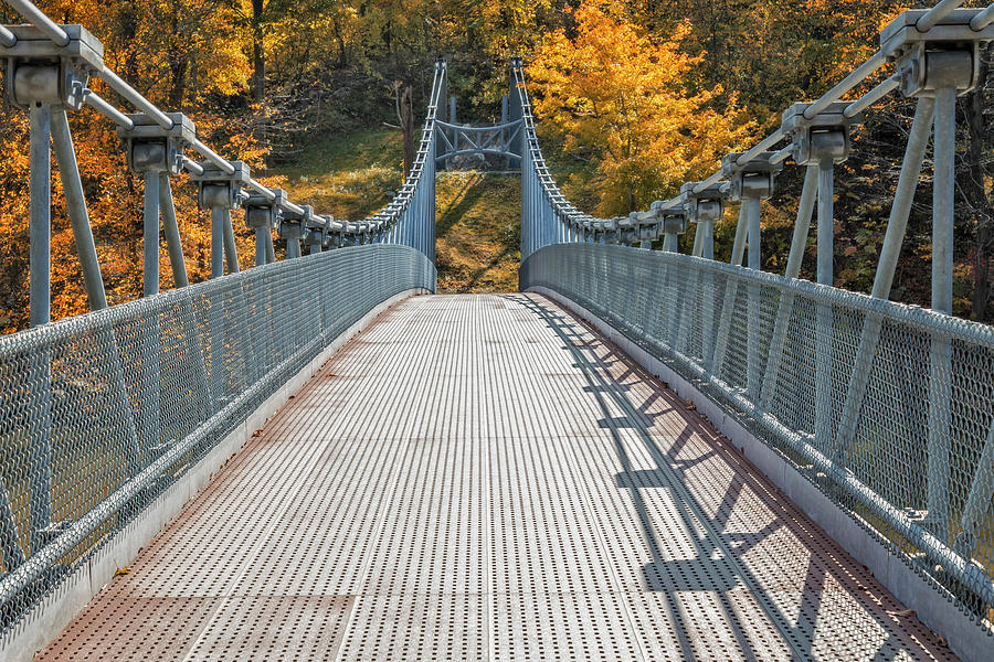 Bridge Photograph - Popolopen Footbridge NY by Susan Candelario