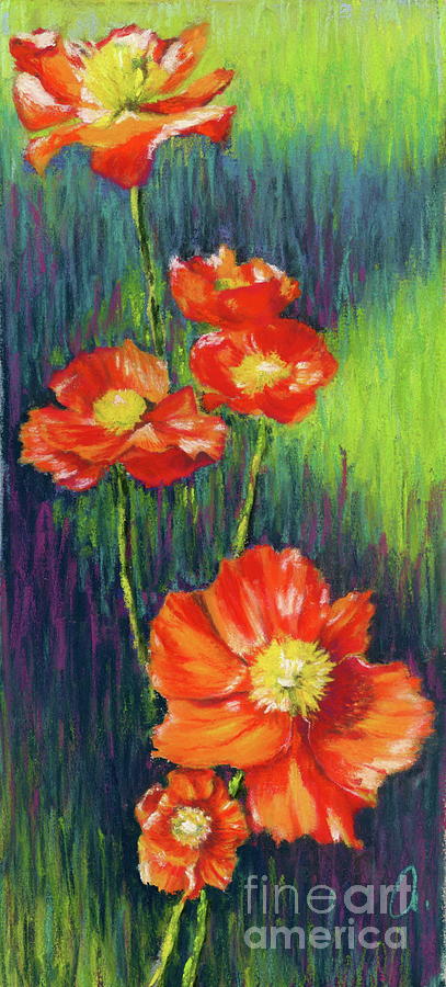 Poppies Pastel by Angela Armano