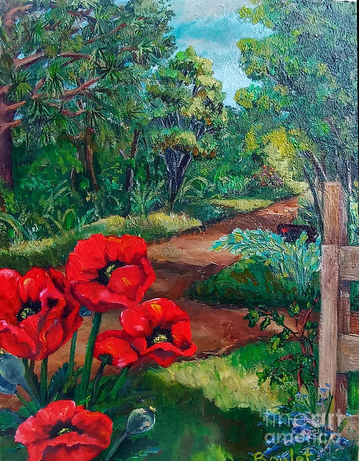 Poppies by the Roadside Painting by Beverly Boulet