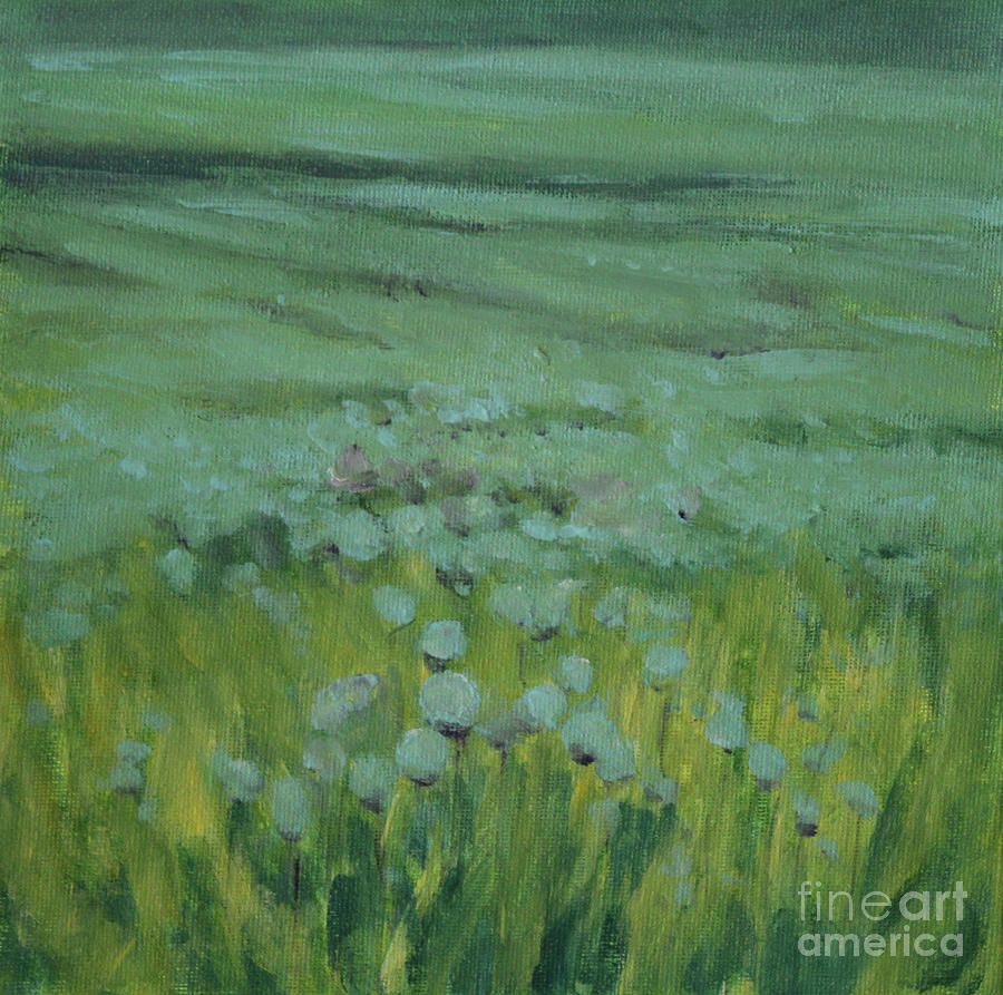 Poppies Field Painting by Jane See