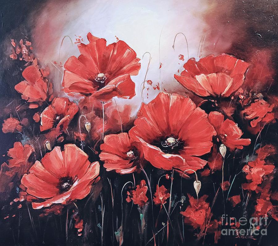 Poppies For Alena Painting by Svetlana Sokolova - Fine Art America