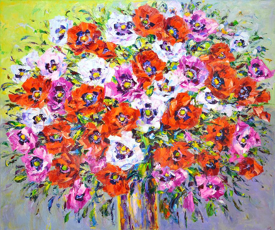 	Poppies. Painting by Iryna Kastsova
