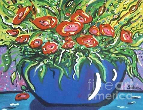 Poppies Painting - Poppies by Sidra Myers