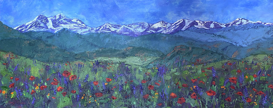 Poppy Fields Forever Painting by Mary Benke