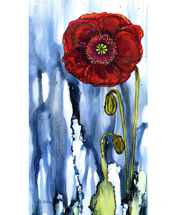 Poppy Painting by Jan Killian