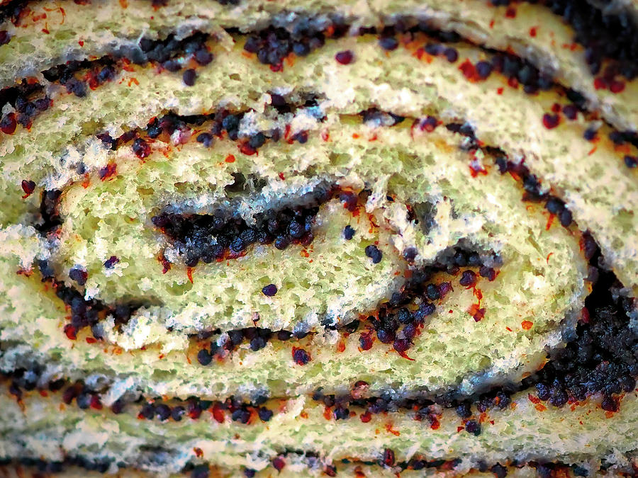Poppy Seed Roll for Breakfast Photograph by Bill Swartwout