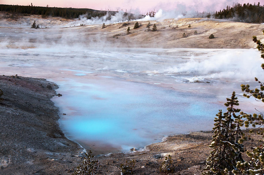 Porcelain Springs Yellowstone Photograph by David M Porter - Fine Art ...