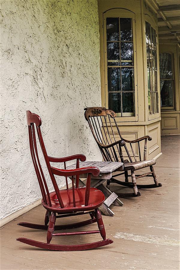 Porch Chairs2 Photograph by John Linnemeyer