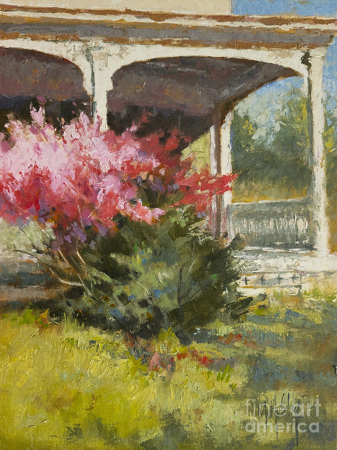 Porch Radiance Painting by Mary Hubley