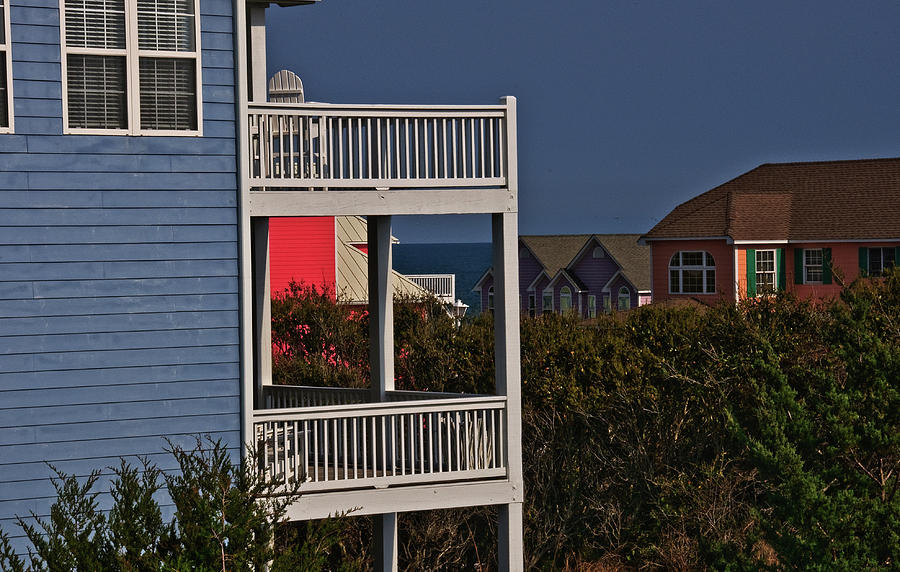 Porches By The Sea Photograph by John Harding