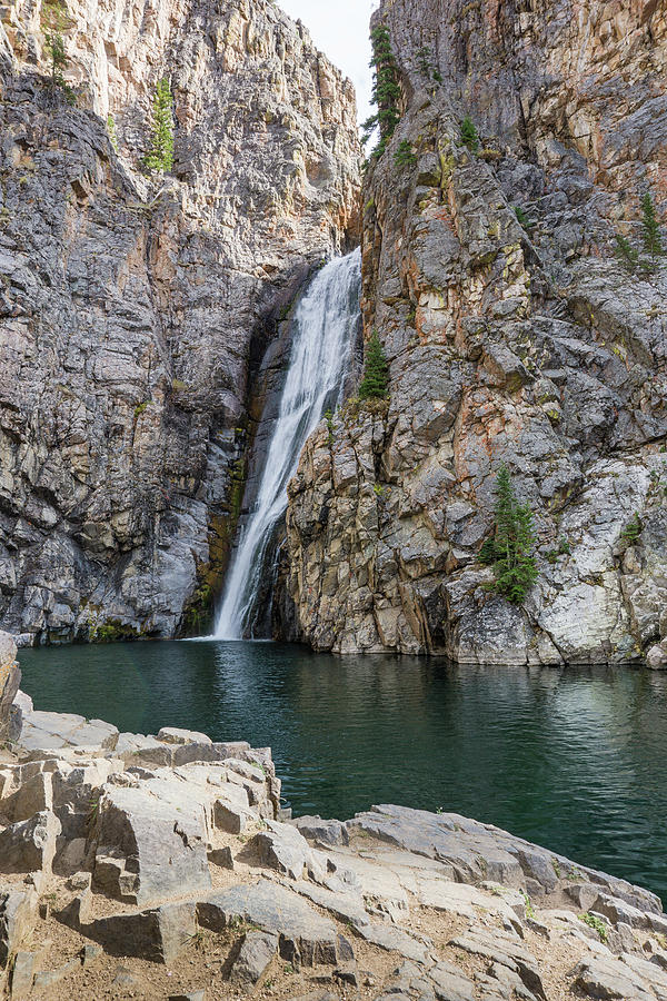 Porcupine Falls Bighorn Mountains Wyoming Photograph by David M Porter ...