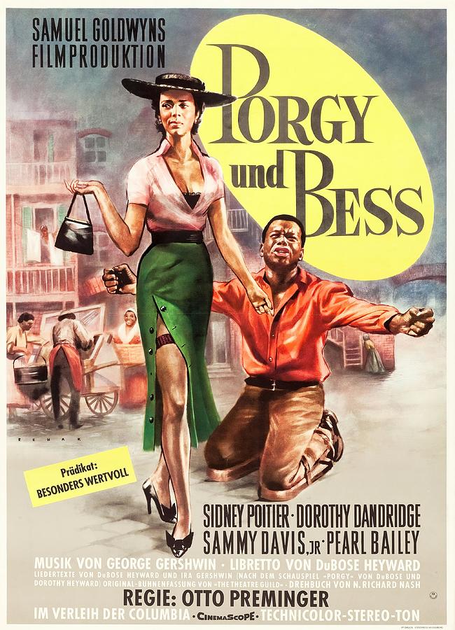 Porgy and Bess, 1959 - art by Bruno Rehak Mixed Media by Movie World Posters