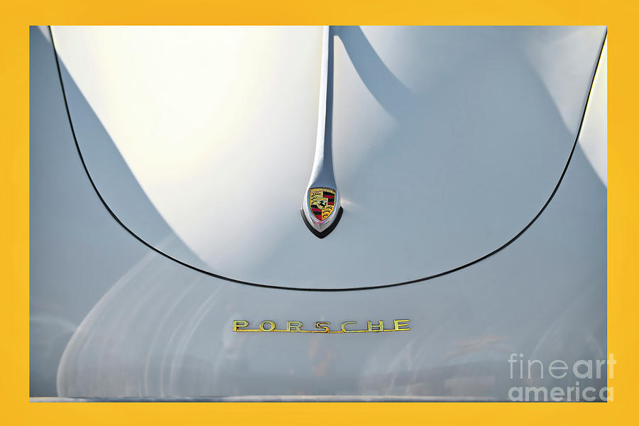 Porsche 356 Badge/Shield Photograph by Dave Koontz