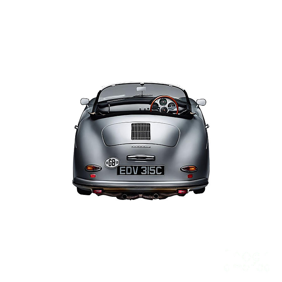 Car Digital Art - Porsche 356 by Janice Lopp
