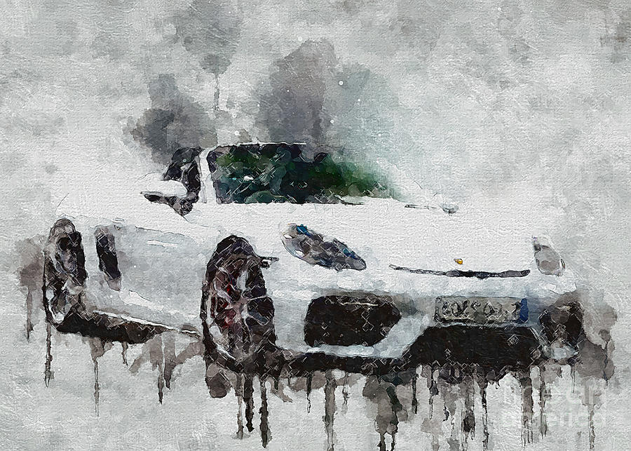 Porsche 718 Spyder Sport Digital Art by Lisa Sandra - Pixels