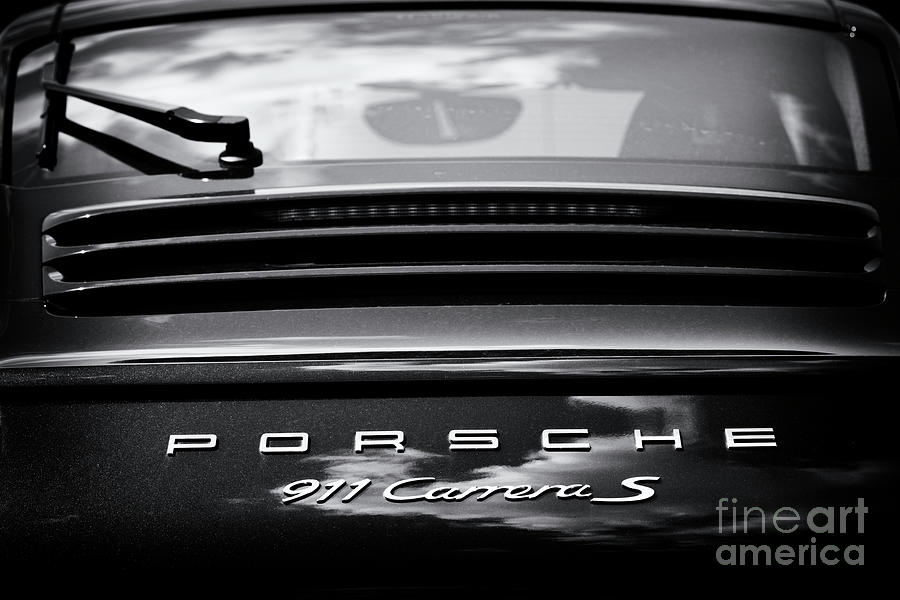 Porsche 911 Carrera S Monochrome Photograph by Tim Gainey