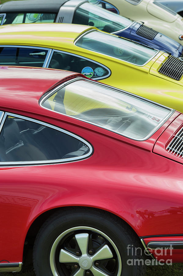 Car Photograph - Porsche 911 Cars Abstract by Tim Gainey