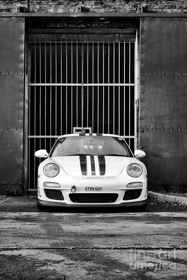 Porsche 911 GT3 2009 Monochrome Photograph by Tim Gainey