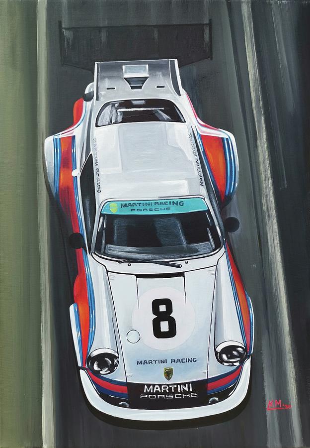 Porsche 911 Martini Racing Painting by Nikolaos Moschoutis - Pixels