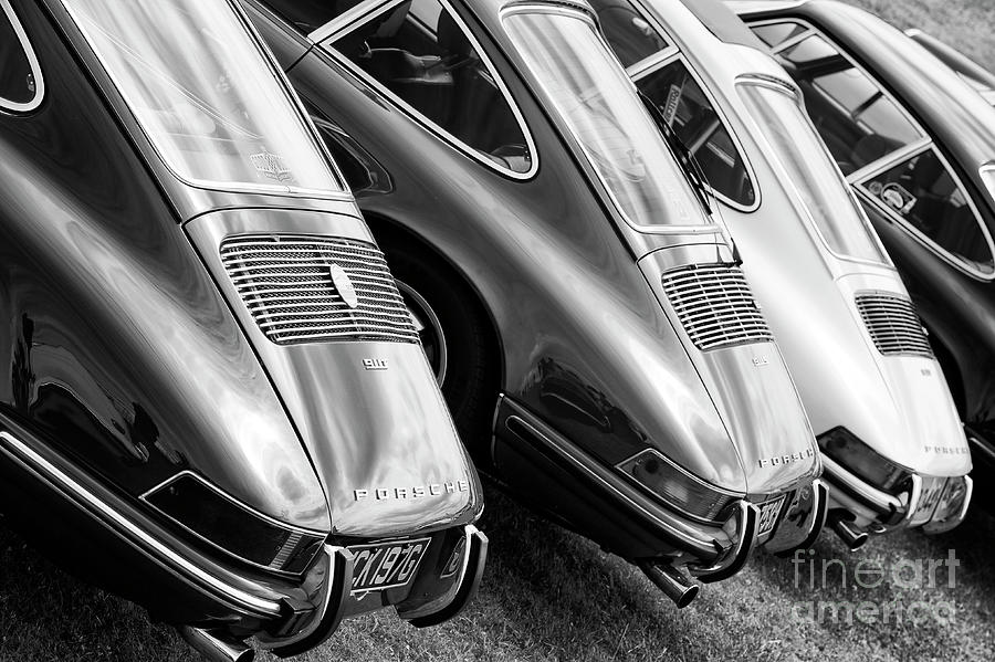 Porsche 911 Rear Ends Abstract Photograph by Tim Gainey
