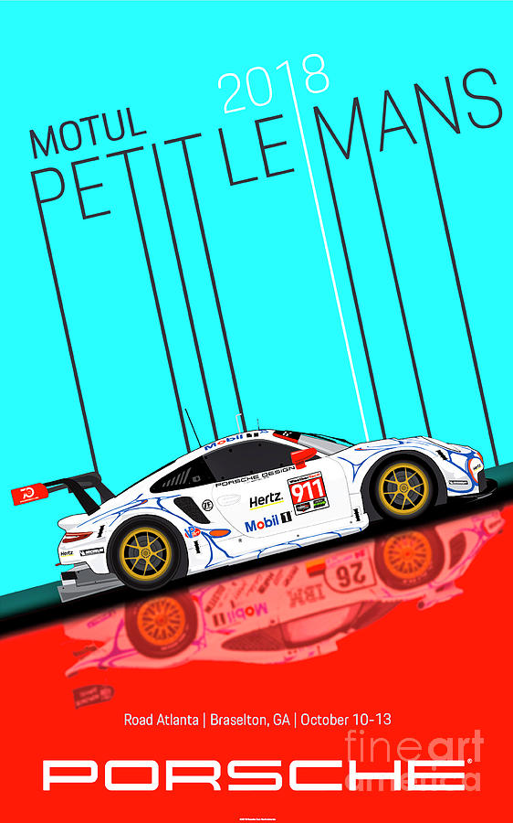 Porsche 911 RSR MOTUL PETIT LE MANS Road Atlanta Braselton GA October ...