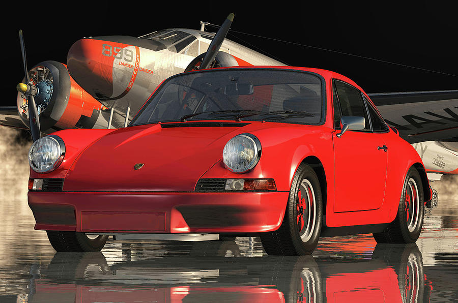 Porsche 911 the Most Iconic Sports Car Digital Art by Jan Keteleer