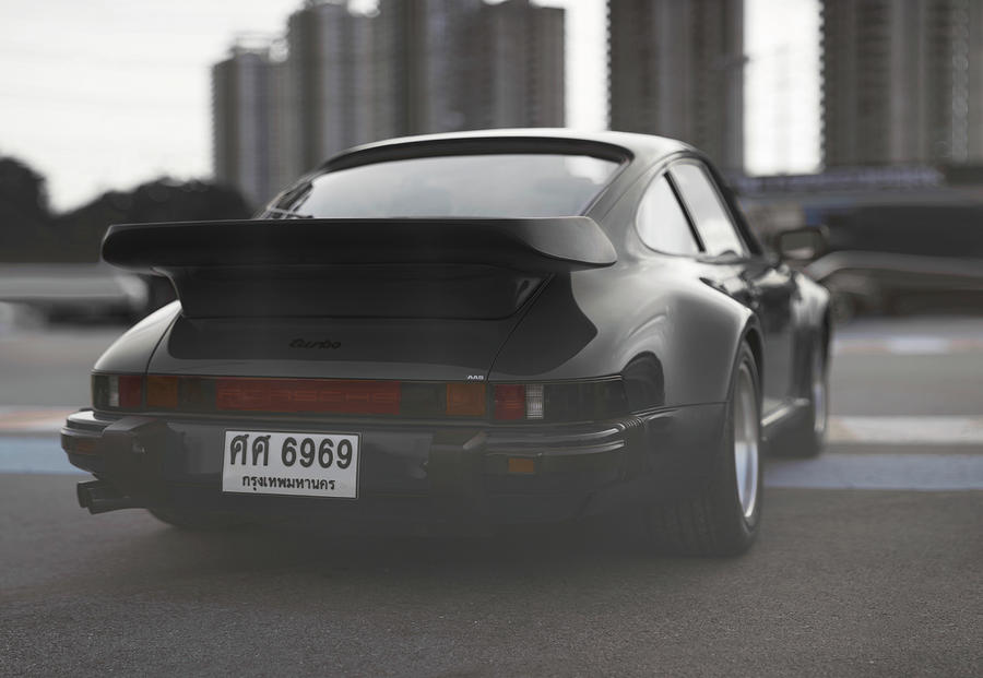 Porsche 911 Turbo black Photograph by Benjamin Dupont - Fine Art America