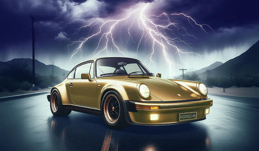 Porsche 911SC Digital Art by Rod Seel