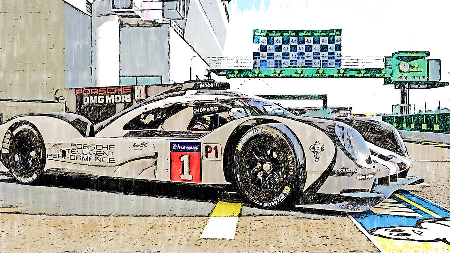 Porsche 919 Hybrid - 02 by AM FineArtPrints Porsche 919 Hybrid - 02 by AM FineArtPrints