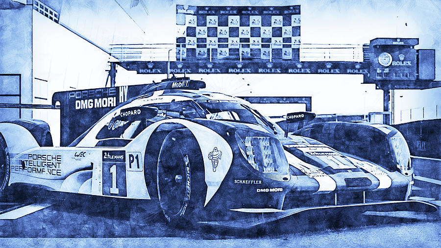 Porsche 919 Hybrid - 04 by AM FineArtPrints Porsche 919 Hybrid - 04 by AM FineArtPrints