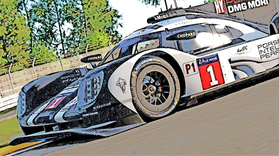 Porsche 919 Hybrid - 09 by AM FineArtPrints Porsche 919 Hybrid - 09 by AM FineArtPrints
