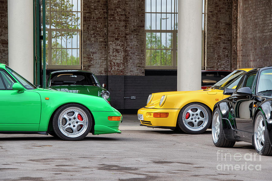 Porsche Cars at Bicester Heritage Drive It Day Oxfordshire Photograph by Tim Gainey