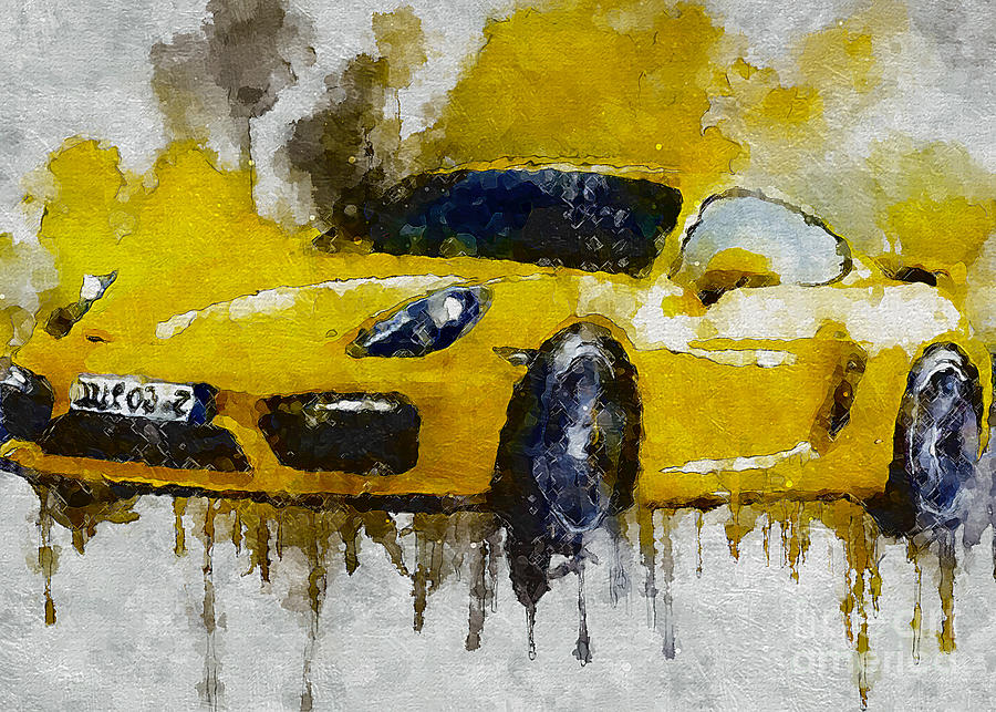 Porsche Cayman Gt4 Sport Digital Art by Lisa Sandra - Fine Art America