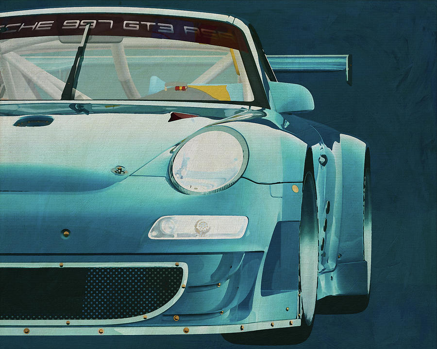 Porsche GT3 RS detail Painting by Jan Keteleer Porsche GT3 RS detail Painting by Jan Keteleer