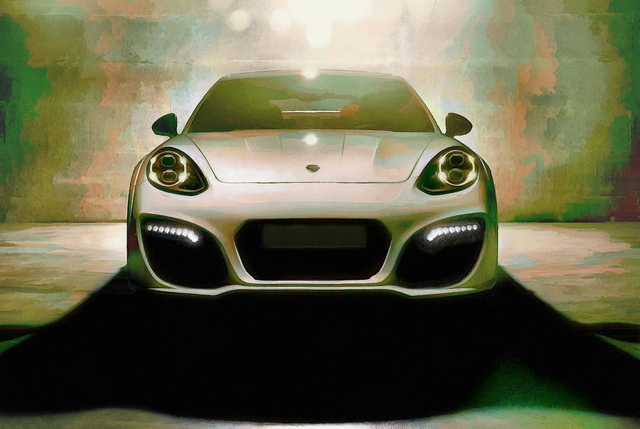 Porsche Panamera Digital Art by Jerzy Czyz