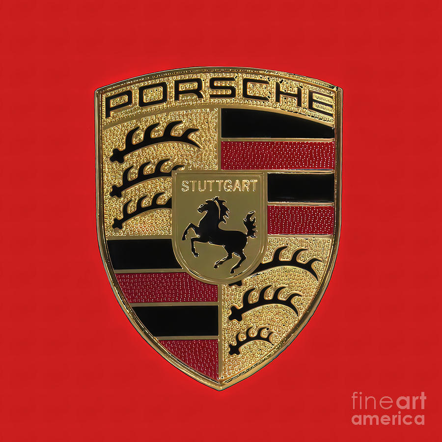 Car Photograph - Porsche - Red by Scott Cameron