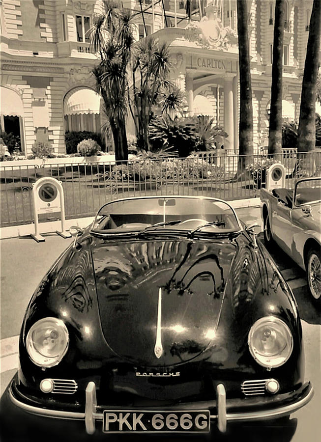 Old Porsche Speedster Cannes Photograph