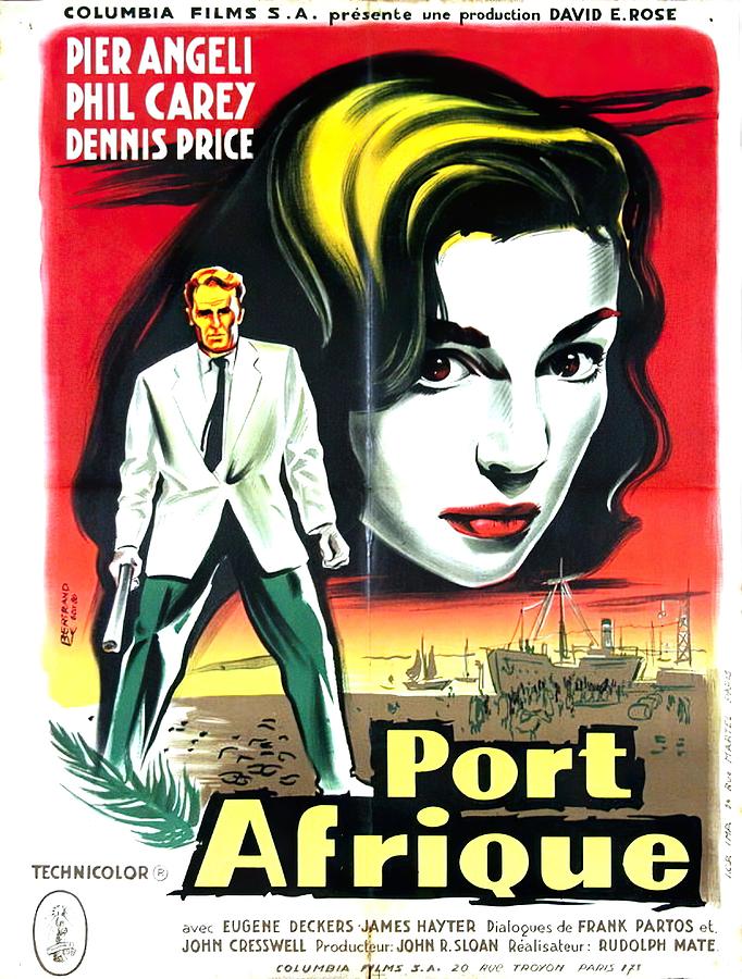 Port Afrique, 1956 - art by Andre Bertrand Mixed Media by Movie World Posters