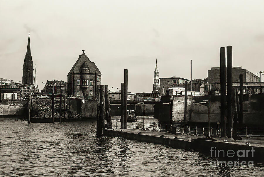 Port at Hamburg 3 Photograph by Bob Phillips