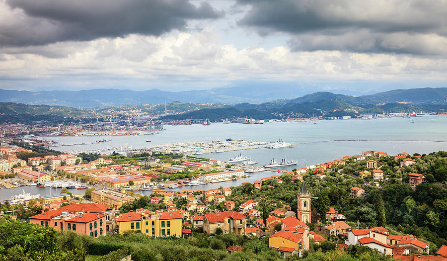 Port city of La Spezia Photograph by Alexey Stiop