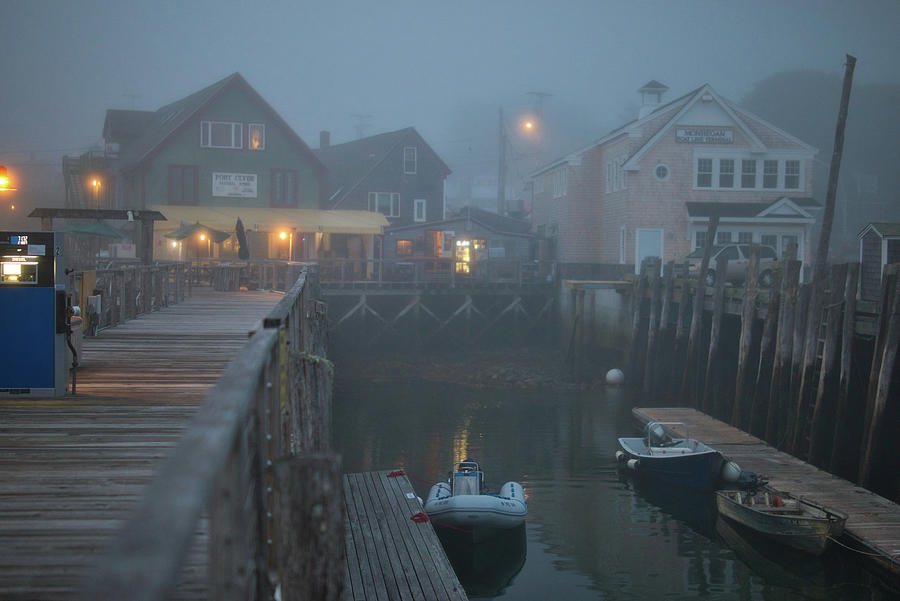 Maine Photograph - Port Clyde -- Foggy Evening by Jonathan Sabin Maine Photograph - Port Clyde -- Foggy Evening by Jonathan Sabin